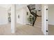 Grand foyer with staircase and elegant decor at 17 Winding Rd, Henderson, NV 89052