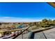 Scenic view of the lush golf course and distant mountains from the balcony at 17 Winding Rd, Henderson, NV 89052