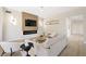 Contemporary living room boasts sleek fireplace, media center, and stylish decor at 17 Winding Rd, Henderson, NV 89052