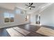 Bright bedroom featuring hardwood floors and a large window at 2257 Loring Ave, Henderson, NV 89074