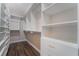 Large walk-in closet with shelving and hanging rods at 2257 Loring Ave, Henderson, NV 89074