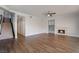 Bright living room with fireplace and hardwood floors at 2257 Loring Ave, Henderson, NV 89074