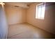 Garage with window and epoxy floor at 9408 Forest Edge Ave, Las Vegas, NV 89149