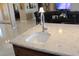 Close-up of kitchen island featuring sink and granite countertop at 1120 W Gray Fox Way, Pahrump, NV 89048