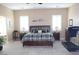 Serene main bedroom featuring ample space, natural light, and a relaxing ambiance at 1120 W Gray Fox Way, Pahrump, NV 89048