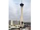 Aerial view of the Strat Hotel and Casino in Las Vegas at 200 W Sahara Ave # 1609, Las Vegas, NV 89102