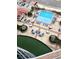 Resort-style pool with ample lounge chairs and a putting green at 200 W Sahara Ave # 1609, Las Vegas, NV 89102