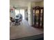 Cozy dining area featuring a wood table, chairs, and a view to the outside patio at 8216 Carmen Blvd, Las Vegas, NV 89128