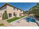 Home with pool, spa, and landscaped backyard at 4327 Melrose Abbey Pl, Las Vegas, NV 89141