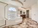 Spa-like bathroom featuring a large soaking tub and walk-in shower at 4327 Melrose Abbey Pl, Las Vegas, NV 89141