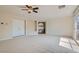 Spacious main bedroom with carpet, large closet and ensuite bathroom at 4327 Melrose Abbey Pl, Las Vegas, NV 89141