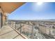 Spacious balcony with stunning panoramic views of the city and mountains at 8255 Las Vegas Blvd # 1819, Las Vegas, NV 89123