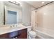 Well-lit bathroom with shower/tub combo at 8255 Las Vegas Blvd # 1819, Las Vegas, NV 89123