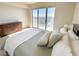 Main bedroom with stunning views and balcony access at 8255 Las Vegas Blvd # 1819, Las Vegas, NV 89123