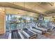 Modern gym with treadmills and cardio equipment offering scenic views at 8255 Las Vegas Blvd # 1819, Las Vegas, NV 89123