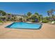 Sparkling community pool with lounge chairs at 750 S Royal Crest Cir # 353, Las Vegas, NV 89169