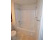 Bathroom with shower/tub combo and built-in shelving at 270 E Flamingo Rd # 107, Las Vegas, NV 89169