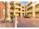 Inviting courtyard with fountain and lush landscaping at 270 E Flamingo Rd # 107, Las Vegas, NV 89169