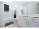 Bathroom featuring a tub/shower combo and modern vanity at 510 Duvet Ct, Henderson, NV 89012