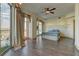 Large bedroom with hardwood floors and city views at 9101 Alta Dr # 902, Las Vegas, NV 89145