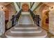 Grand staircase with ornate detailing at 9101 Alta Dr # 902, Las Vegas, NV 89145