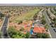 Aerial view of homes, golf course, and community at 2424 Ping Dr, Henderson, NV 89074