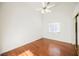 Well-lit bedroom with hardwood floors and window at 2424 Ping Dr, Henderson, NV 89074