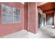 Small patio with access to the building's interior at 31 E Agate Ave # 205, Las Vegas, NV 89123