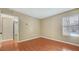 Bright bedroom with hardwood floors and neutral walls at 2300 E Silverado Ranch Blvd # 1094, Las Vegas, NV 89183