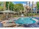 Relaxing community pool with patio furniture at 2300 E Silverado Ranch Blvd # 1094, Las Vegas, NV 89183