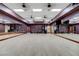 Bright dance studio featuring mirrors, a hardwood floor, and professional equipment for fitness and training at 7457 Widewing Dr, North Las Vegas, NV 89084