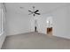 Empty room with carpet and ceiling fan at 45 Moltrasio Ln, Henderson, NV 89011