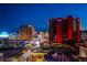 Stunning Las Vegas city view at night featuring the iconic casinos and bright lights on the strip at 2700 Las Vegas Blvd # 2702, Las Vegas, NV 89109