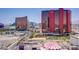 Las Vegas cityscape featuring Conrad Hotel, Wynn, and Resorts World at 2700 Las Vegas Blvd # 2702, Las Vegas, NV 89109