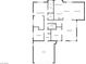 Detailed floor plan of the house layout at 1195 Sunfire St, Henderson, NV 89014