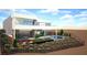 Modern two-story home with a pool, spa, and landscaped backyard perfect for outdoor entertainment at 25 Canyon Bay Dr, Henderson, NV 89011
