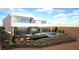 Modern two-story home with a pool, spa, and landscaped backyard perfect for outdoor entertainment at 25 Canyon Bay Dr, Henderson, NV 89011