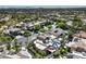 Residential neighborhood featuring lush landscaping and private pools at 2017 Slow Wind St, Las Vegas, NV 89134