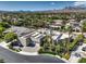 Contemporary home featuring desert landscaping, solar panels, and mountain views at 2017 Slow Wind St, Las Vegas, NV 89134