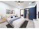 Modern bedroom with sleek decor, comfortable bed, and stylish furnishings at 8780 Haven St, Las Vegas, NV 89123