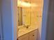 Double vanity bathroom with updated fixtures at 4761 E Sandalwood Dr, Pahrump, NV 89061