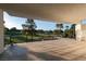 Expansive balcony featuring golf course views and modern design elements at 73 Princeville Ln, Las Vegas, NV 89113