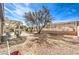Expansive backyard featuring desert landscaping, a patio, and views at 10909 Bramante Dr, Las Vegas, NV 89141