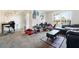 Living room with black couch and coffee table at 2300 E Silverado Ranch Blvd # 1165, Las Vegas, NV 89183