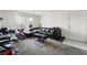 Living room with black sectional couch and coffee table at 2300 E Silverado Ranch Blvd # 1165, Las Vegas, NV 89183