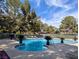 Inviting community pool with surrounding lounge chairs at 2851 S Valley View Blvd # 1119, Las Vegas, NV 89102