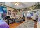 Bedroom with mirrored closet doors and colorful decor at 9580 W Reno Ave # 238, Las Vegas, NV 89148