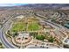 An aerial view showcases the extensive community amenities and recreation areas at 2804 Josephine Dr, Henderson, NV 89044