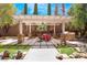 Beautiful outdoor patio with a built-in grill and a stylish pergola, perfect for entertaining at 2804 Josephine Dr, Henderson, NV 89044