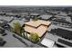 This aerial image highlights the property's tile roof, mature landscaping, and private backyard space at 2804 Josephine Dr, Henderson, NV 89044